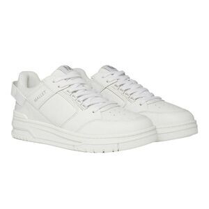 Mallet Mens Compton Leather Sneakers / White